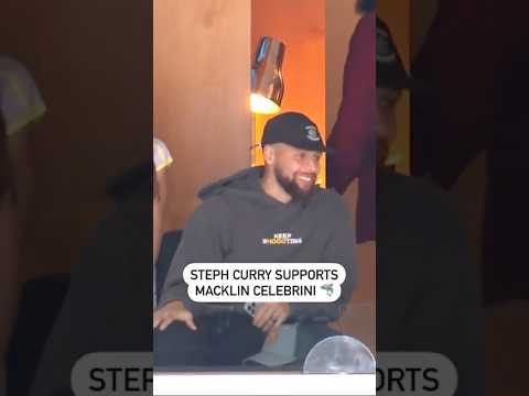 Stephen Curry 🤝 Macklin Celebrini