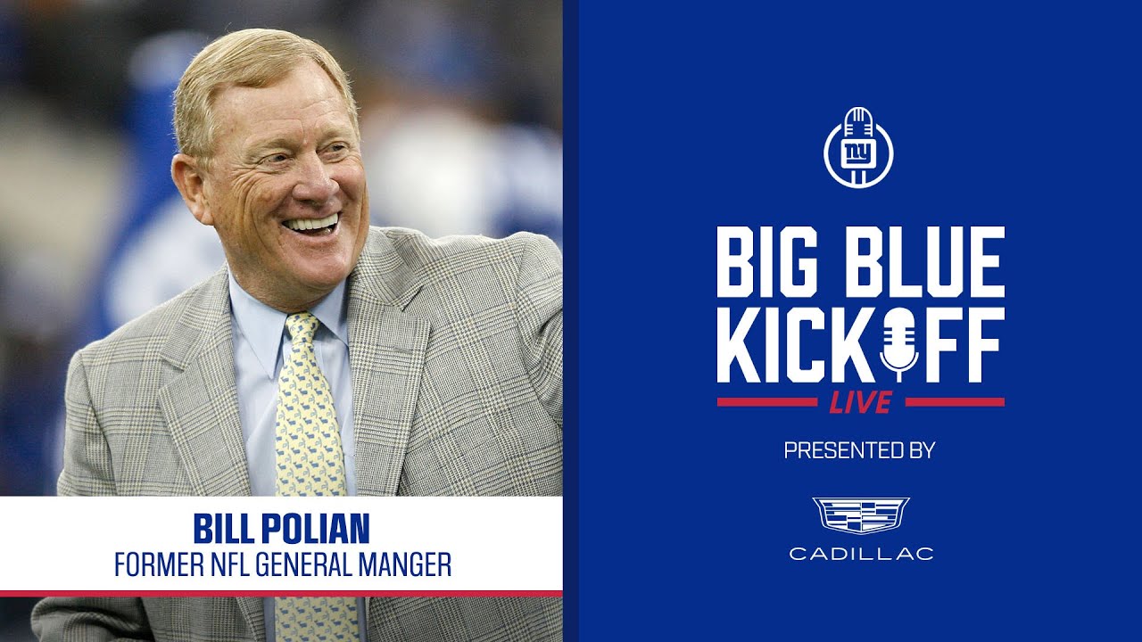 Former NFL GM Bill Polian | Big Blue Kickoff Live | New York Giants