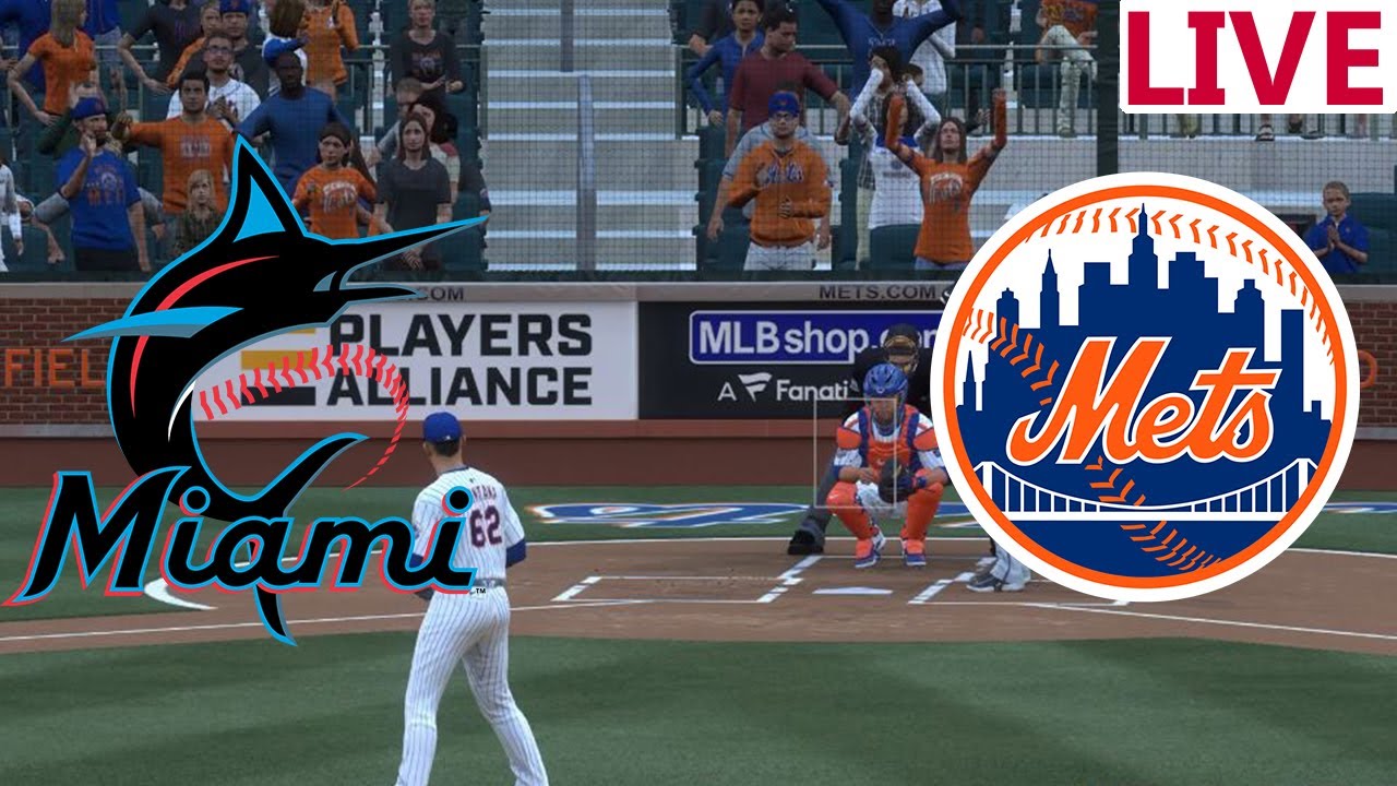 🔴LIVE 🔴Miami Marlins VS New York Mets  /April 7th/MLB the show 25