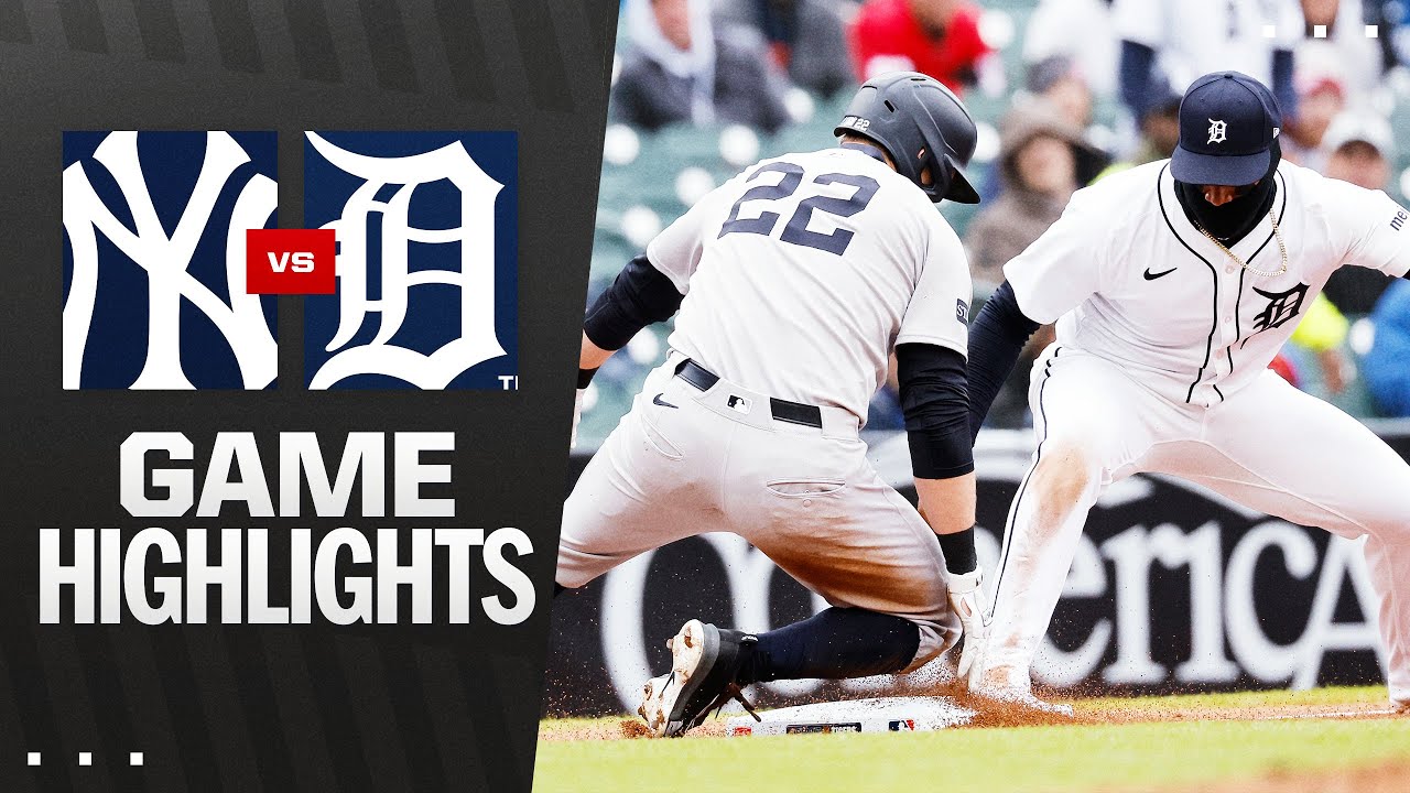 Yankees vs. Tigers Highlights (4/7/25) | MLB Highlights