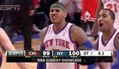 When Carmelo TOOK OVER In OT vs The Bulls! | April 8, 2012