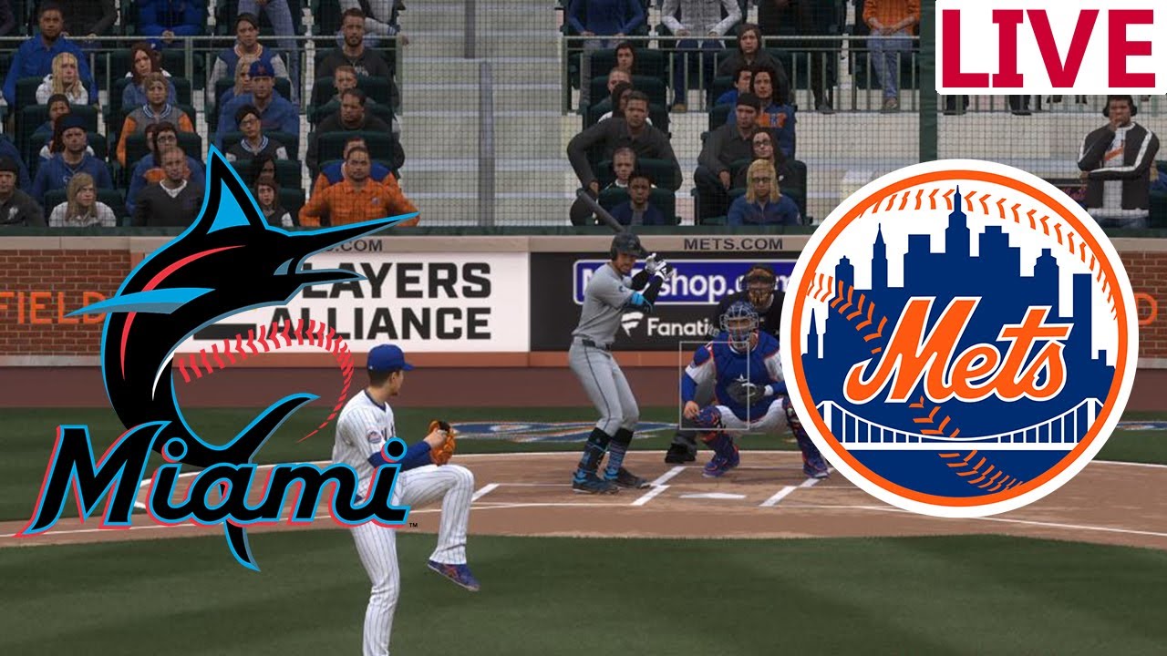 🔴LIVE 🔴Miami Marlins VS New York Mets  /April 8th /MLB the show 25