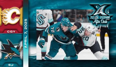 San Jose Sharks vs Calgary Flames - 4/7/2025 - Teal Town USA After Dark (Postgame)