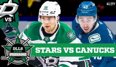 Dallas Stars vs Vancouver Canucks | DLLS STARS PREGAME