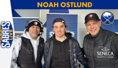 Noah Ostlund Joins Sabres Live | Buffalo Sabres