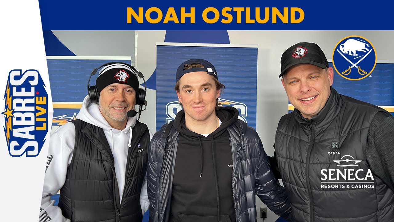 Noah Ostlund Joins Sabres Live | Buffalo Sabres