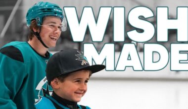 Luke's Make-A-Wish with the San Jose Sharks