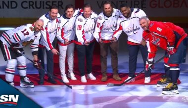 Washington Capitals Special Pre-Game Puck Drop Ceremony