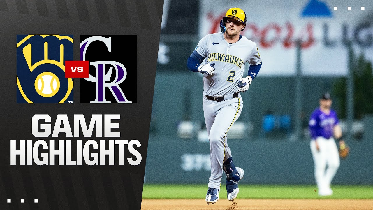 Brewers vs. Rockies Game Highlights (4/8/25) | MLB Highlights