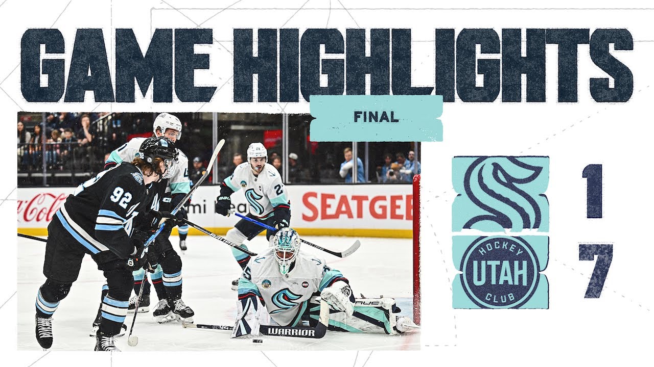 Seattle Kraken at Utah Hockey Club | 04/08 Game Highlights