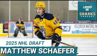 Could Matthew Schaefer Be The FINAL Draft Piece For The San Jose Sharks Rebuild?