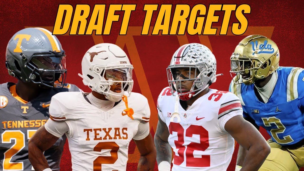 Washington Commanders Pick-By-Pick NFL Draft Targets | KUWTC S4E56