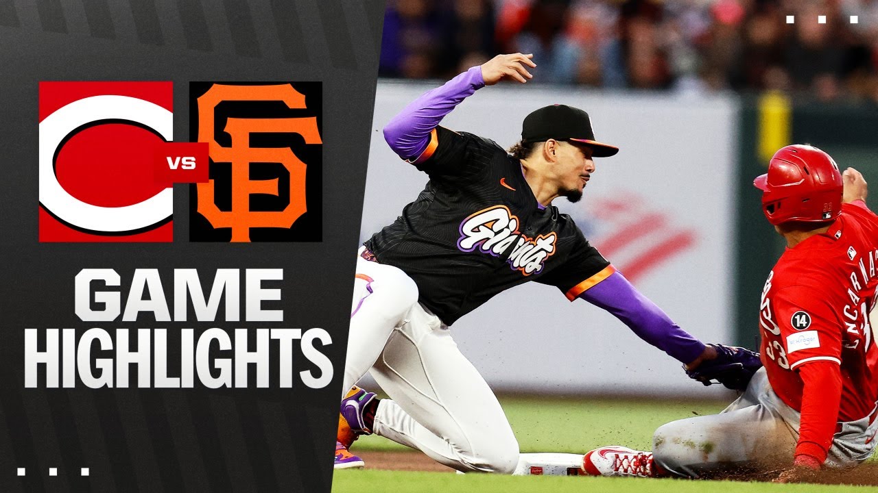 Reds vs. Giants Game Highlights (4/8/25) | MLB Highlights