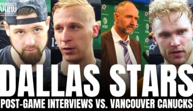 Mikko Rantanen, Jamie Benn, Esa Lindell & Pete DeBoer Respond to Stars STUNNING Collapse vs. Canucks