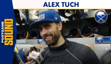 "The Crowd Is Bringing The Energy" | Alex Tuch After Buffalo Sabres 6-3 Win Over Boston Bruins