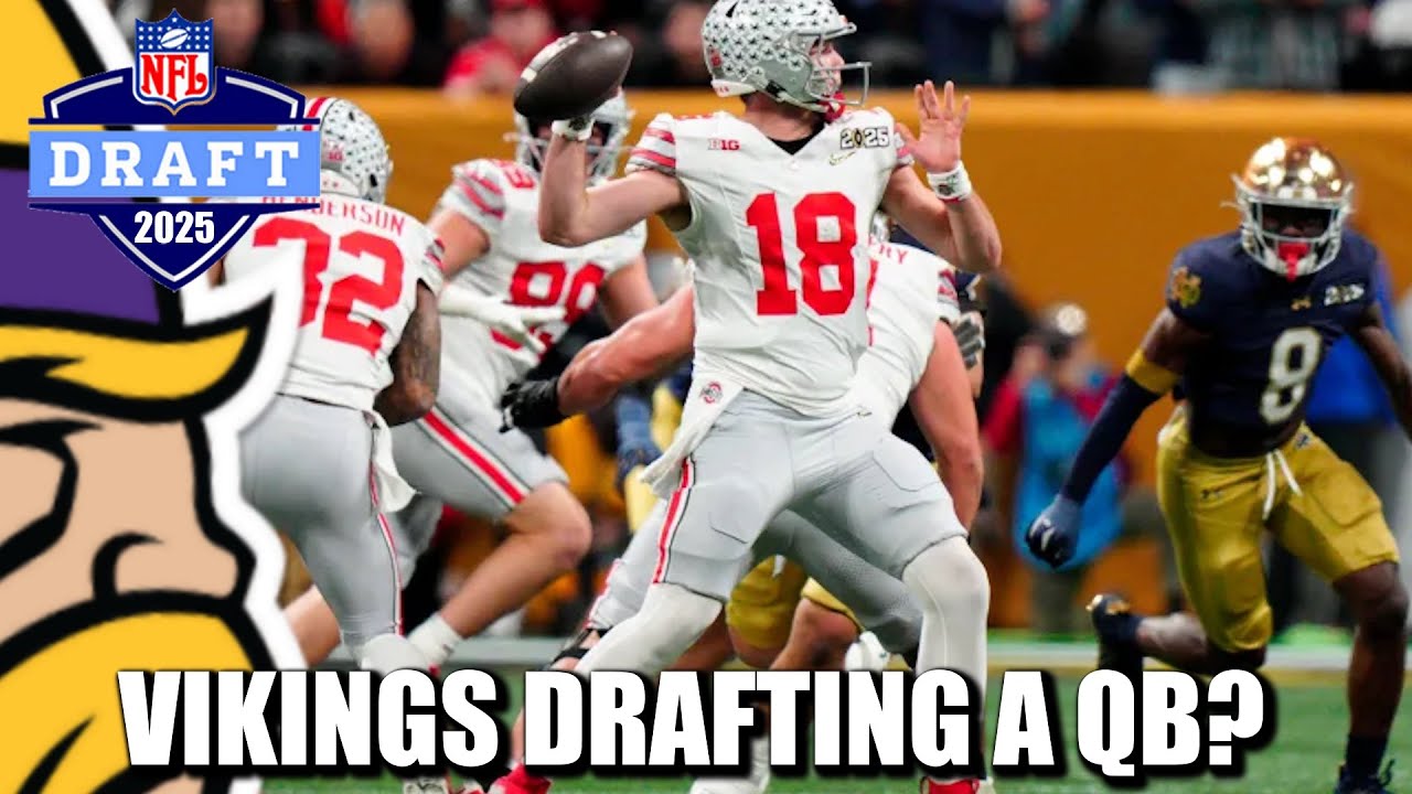 ESPN Projects Vikings to Draft a Quarterback 👀👀👀