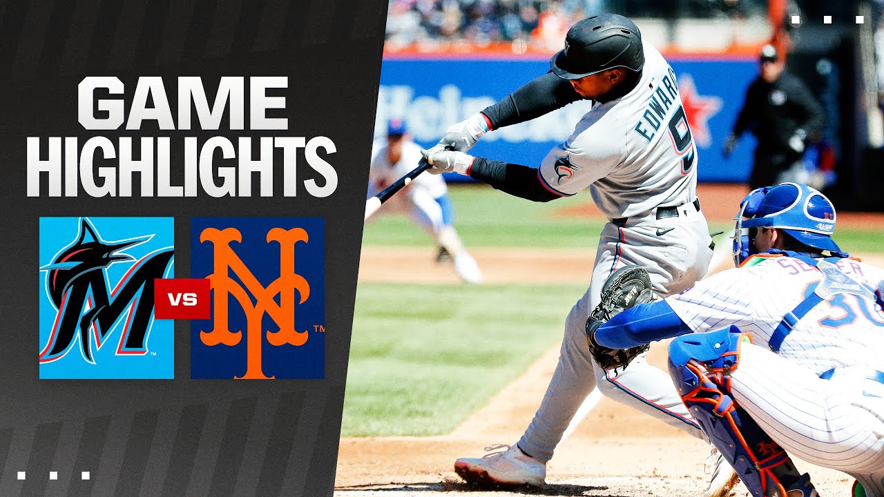 Marlins vs. Mets Game Highlights (4/9/25) | MLB Highlights