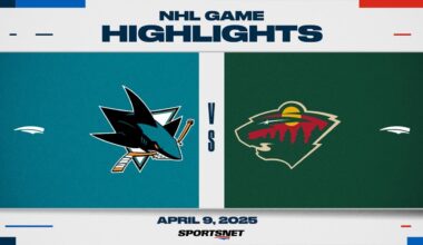 NHL Highlights | Sharks vs. Wild - April 9, 2025