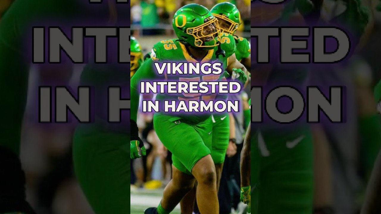 Vikings DRAFTING Derrick Harmon? #shorts #minnesotavikings
