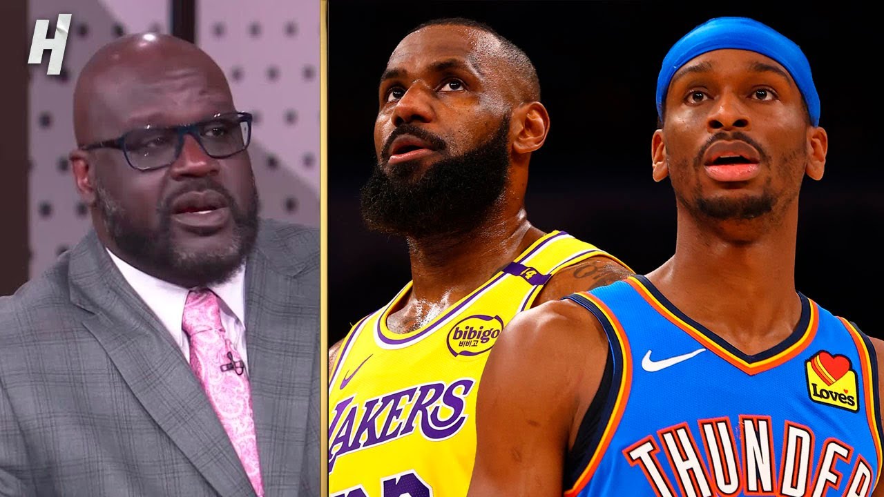 SHAQ & TNT Crew React to Lakers vs Thunder Highlights