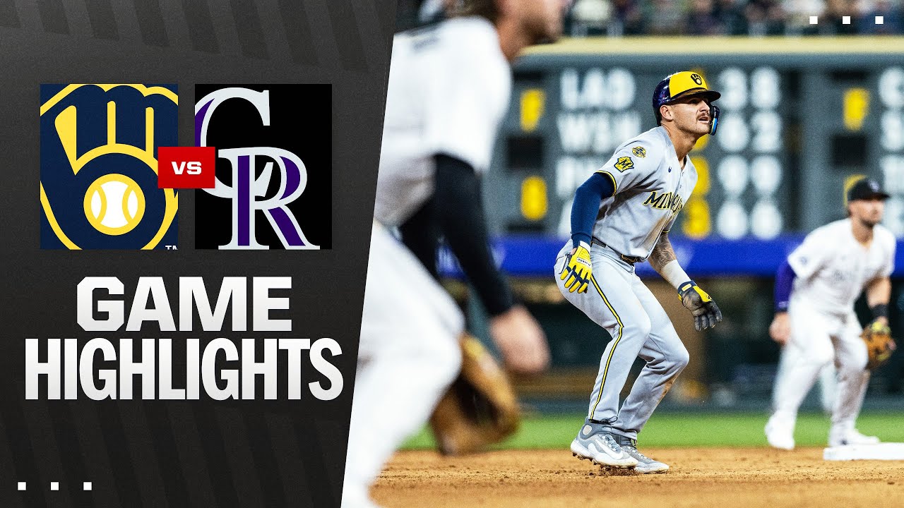 Brewers vs. Rockies Game Highlights (4/9/25) | MLB Highlights