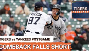 TIGERS POSTCAST: Detroit Tigers LOSE To New York Yankees, 5-1 Homestand, Jack Flaherty Shoves