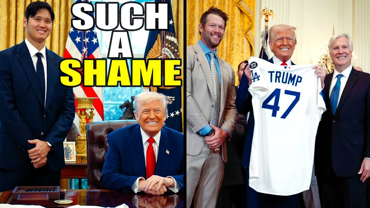 LA Dodgers Kiss Trump's A** and Show They're HUGE Cowards