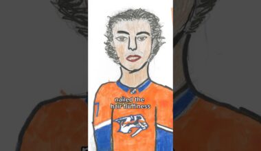 asking kids to draw out players…framing these 😂 #nhl #predsnhl