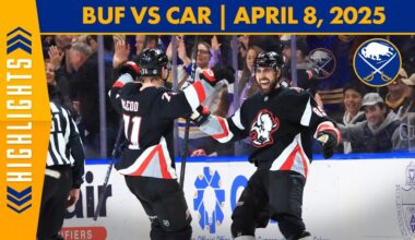 James Reimer Shutout | Buffalo Sabres Victory Over Carolina Marks 5th Straight Win | Highlights