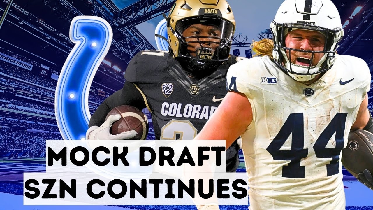 The Board Plays PERFECTLY For This Indianapolis Colts Mock Draft