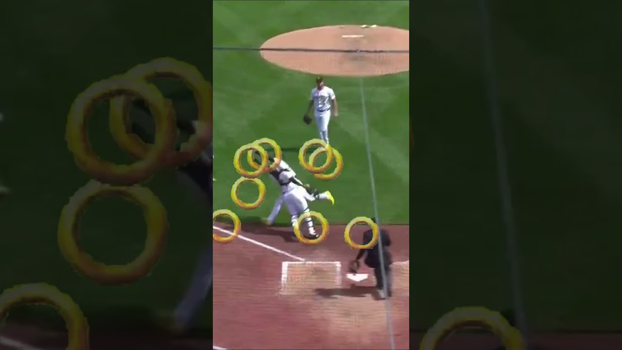 Closer Look: Pirates Insane out at Home Plate #mlb  #sports