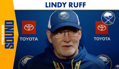 Buffalo Sabres Coach Lindy Ruff Ahead Of Game Against Columbus Blue Jackets