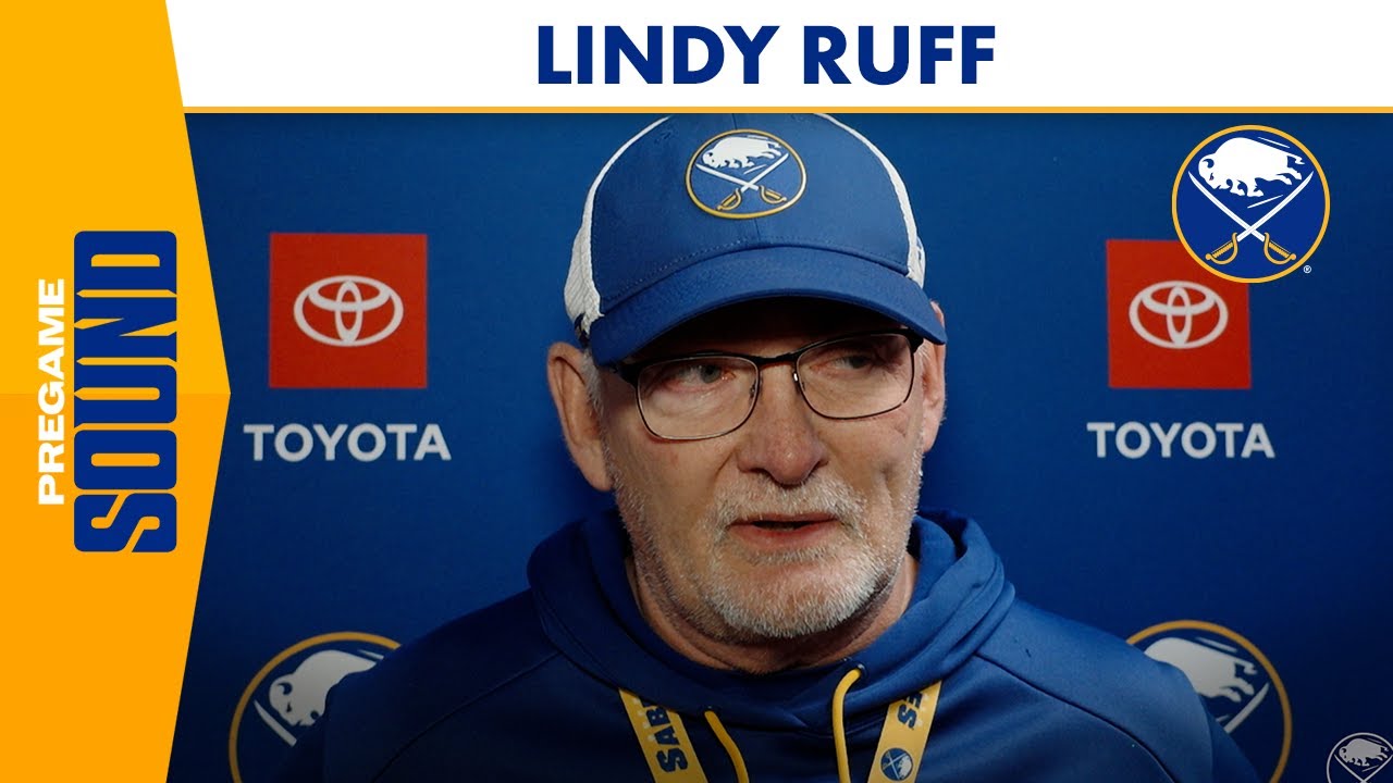 Buffalo Sabres Coach Lindy Ruff Ahead Of Game Against Columbus Blue Jackets