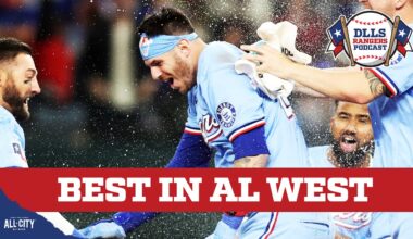 Despite BAD OFFENSE, Texas Rangers BEST In American League | DLLS Rangers Podcast