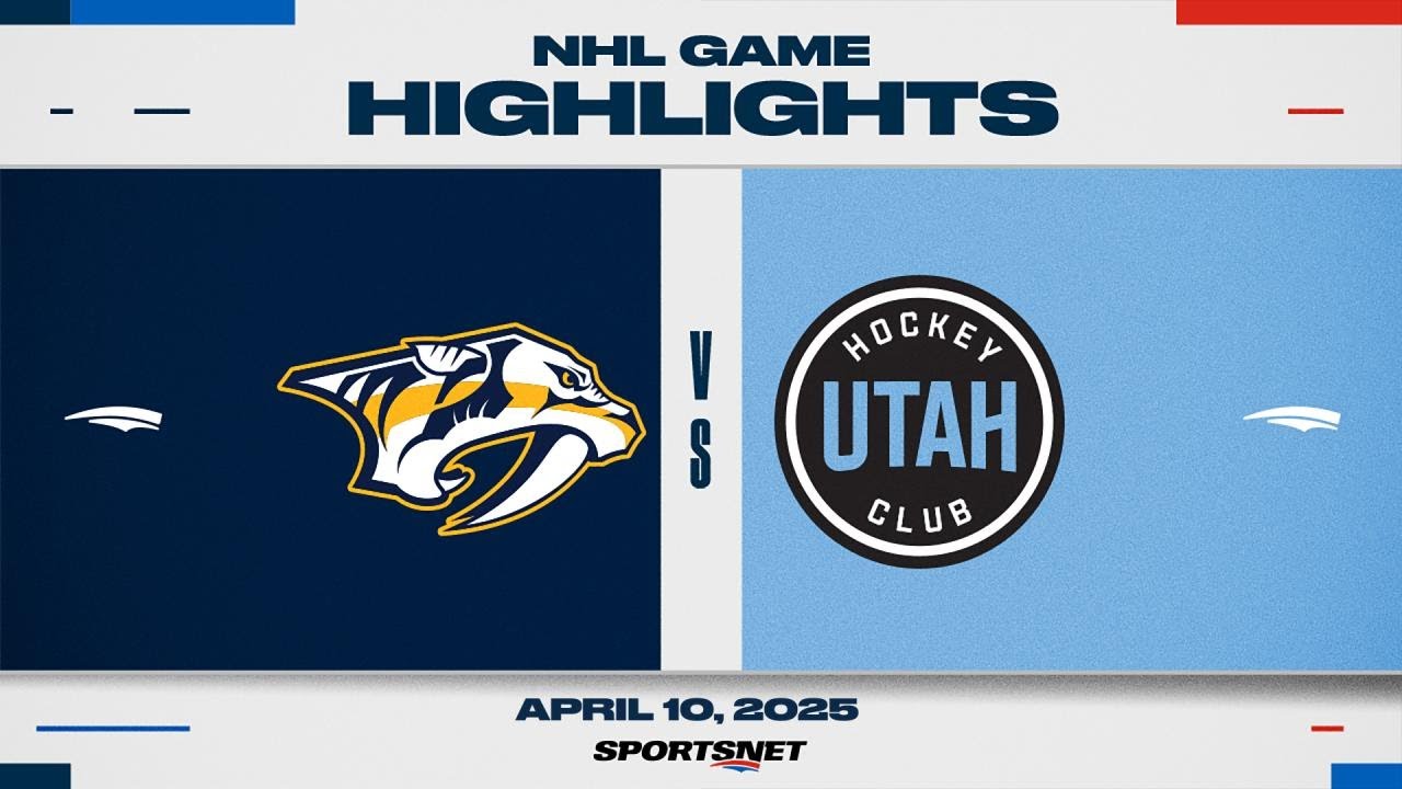 NHL Highlights | Predators vs. Hockey Club - April 10, 2025