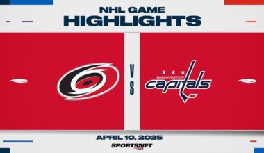NHL Highlights | Hurricanes vs. Capitals - April 10, 2025