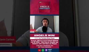 ANGELS WIN: Trout, Ward and Adell EACH hit 2 HRs as the #angels crush the #rays 11-1 in Tampa #mlb