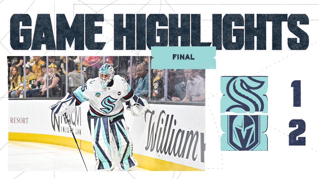 Seattle Kraken at Vegas Golden Knights | 04/10 Game Highlights