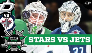 Dallas Stars vs Winnipeg Jets | DLLS STARS PREGAME