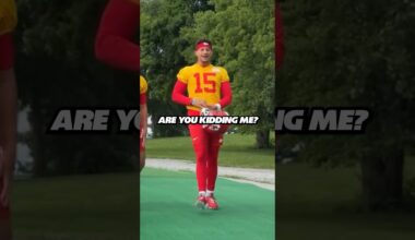 'Are you kidding me?!' -Patrick Mahomes 🤣