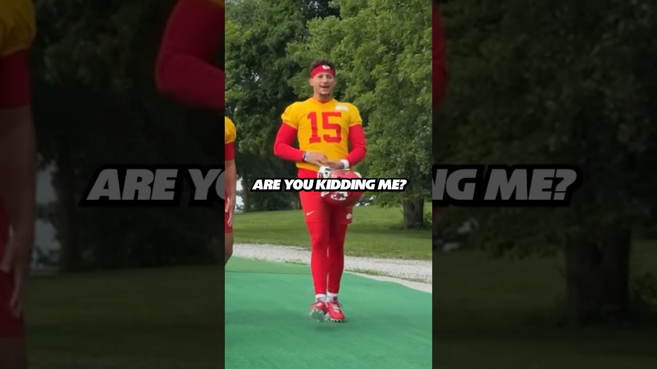'Are you kidding me?!' -Patrick Mahomes 🤣