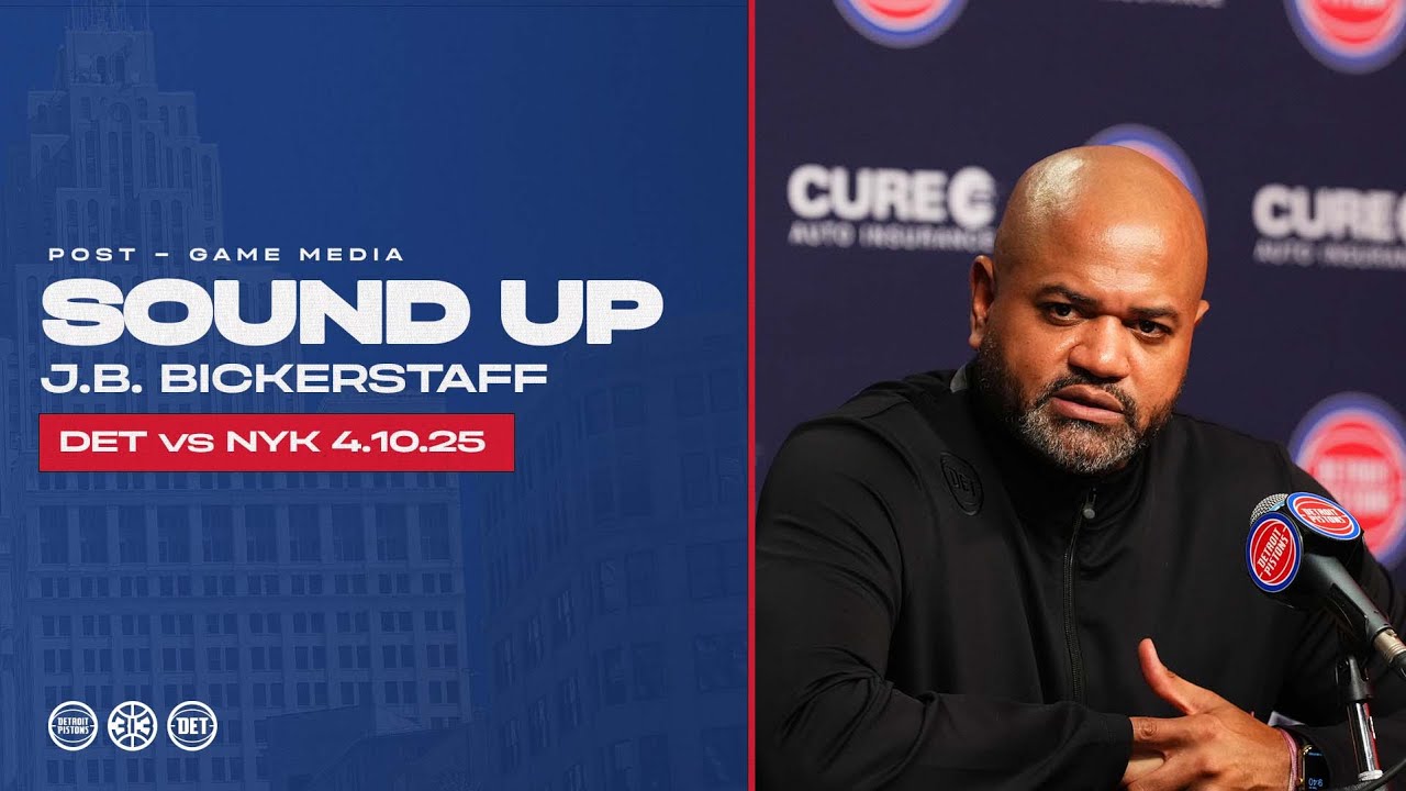 Post-Game Press Conference: JB Bickerstaff | Pistons vs Knicks | 04.10.25