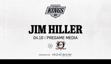 Head Coach Jim Hiller | 04.10 LA Kings Face the Anaheim Ducks | Pregame Media