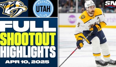 Nashville Predators at Utah Hockey Club | FULL Shootout Highlights - April 10, 2025
