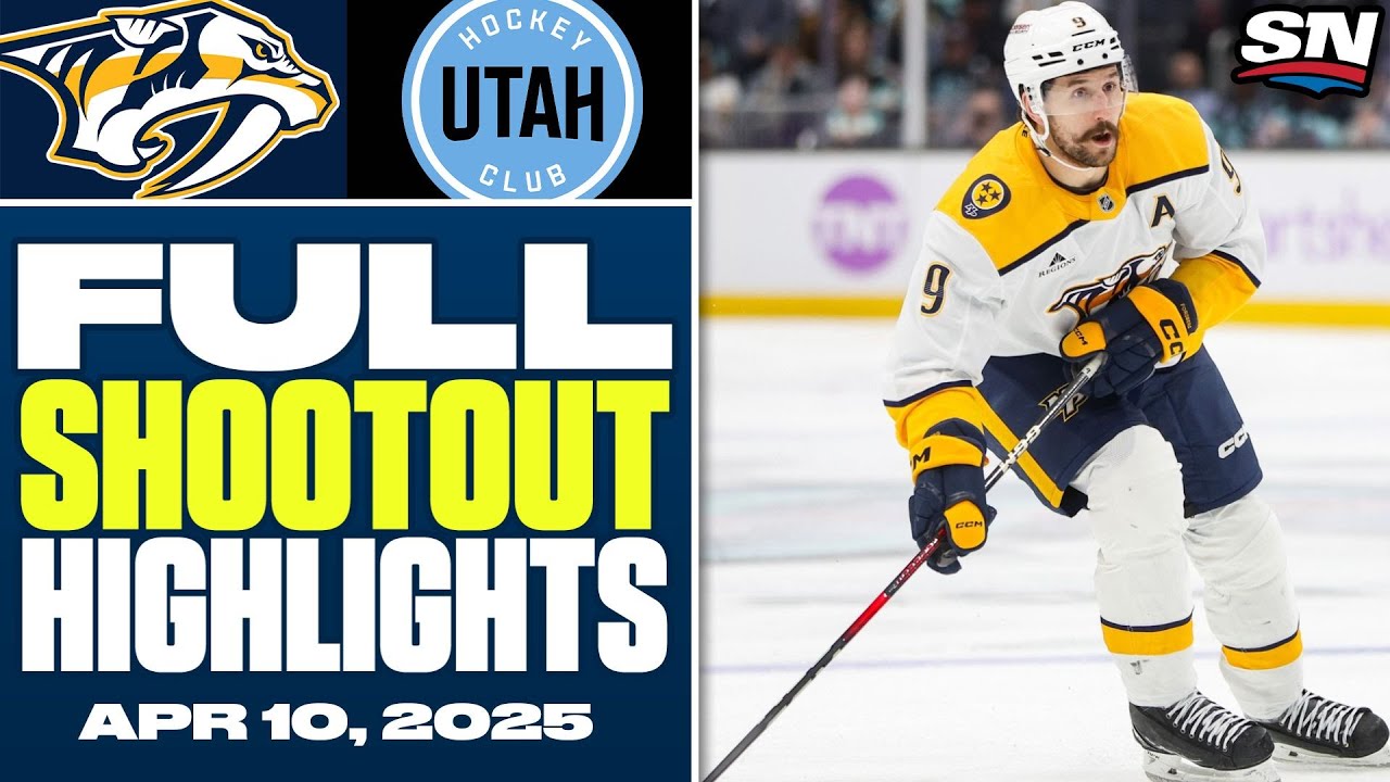 Nashville Predators at Utah Hockey Club | FULL Shootout Highlights - April 10, 2025