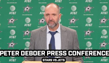 Pete DeBoer KEEPS IT REAL after Stars Shutout LOSS vs Jets