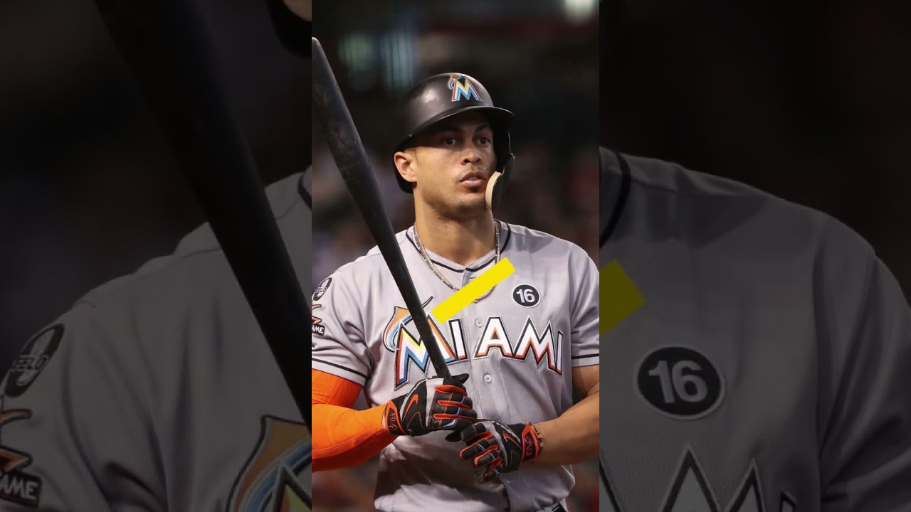 Giancarlo Stanton is the Miami Marlins all-time leader in home runs. #giancarlostanton #miami #mlb