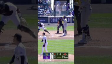 Glove leads and the body follows.