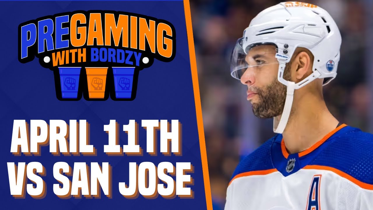 EDMONTON OILERS SWIM WITH THE SAN JOSE SHARKS | OILERSNATION'S PREGAMING WITH BORDZY