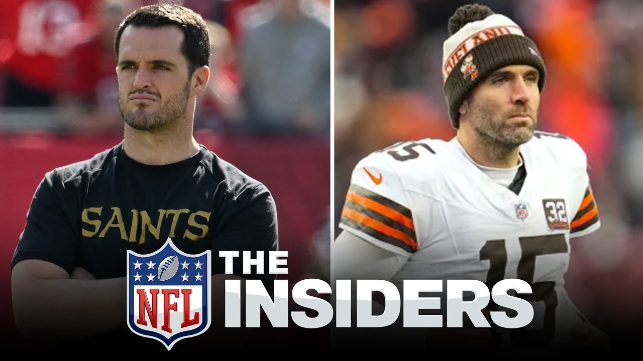 Derek Carr in jeopardy of missing 2025 season, Joe Flacco returns to Cleveland | The Insiders
